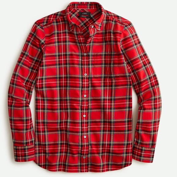 JCREW TARTAN BOY SHIRT SZ 8 NWT - Picture 1 of 2